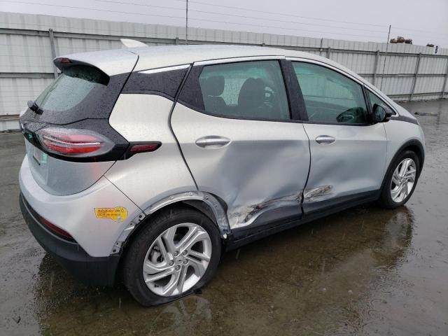 1G1FW6S05N4133516 - 2022 CHEVROLET BOLT EV 1LT SILVER photo 3