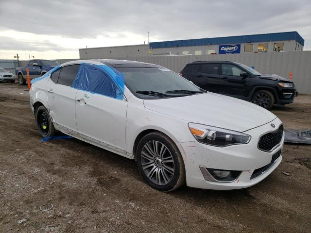 KNALN4D71E5131362 - 2014 KIA CADENZA PREMIUM WHITE photo 4