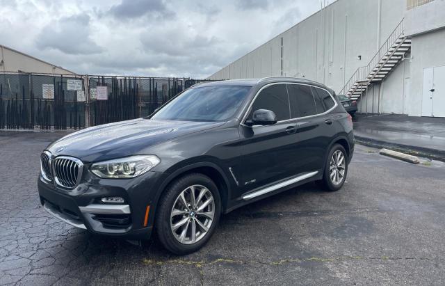 5UXTR9C56JLC74030 - 2018 BMW X3 XDRIVE30I Темно-сірий фото 2