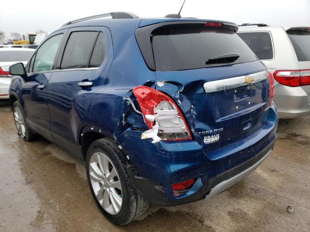 3GNCJRSB9LL222290 - 2020 CHEVROLET TRAX PREMIER BLUE photo 2