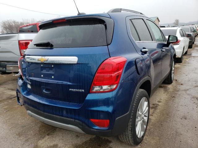 3GNCJRSB9LL222290 - 2020 CHEVROLET TRAX PREMIER BLUE photo 3