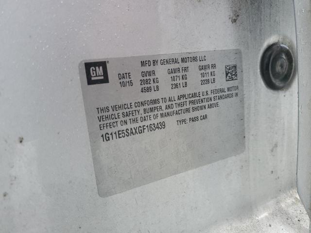 1G11E5SAXGF163439 - 2016 CHEVROLET MALIBU LIM LTZ 银色 照片 13