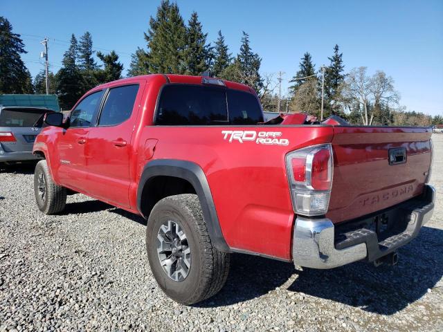 5TFAZ5CN4MX110061 - 2021 TOYOTA TACOMA DOU RED photo 2