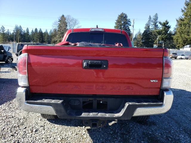 5TFAZ5CN4MX110061 - 2021 TOYOTA TACOMA DOU RED photo 6