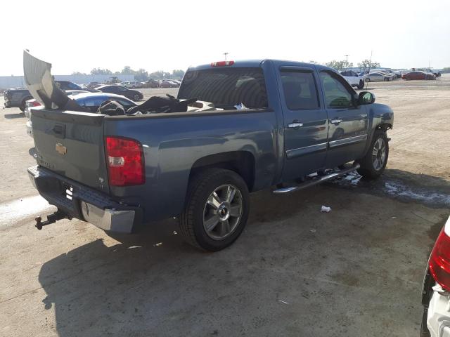 3GCPCSE09CG140123 - 2012 CHEVROLET SILVERADO BLUE photo 3