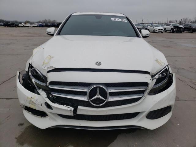 55SWF4JB7JU255696 - 2018 MERCEDES-BENZ C 300 WHITE photo 5