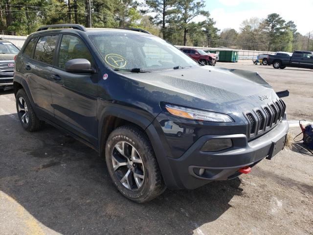 1C4PJMBS9GW232556 - 2016 JEEP CHEROKEE TRAILHAWK BLUE photo 4