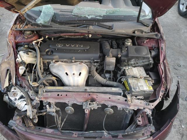 JTKDE177470166083 - 2007 TOYOTA SCION TC მუქწითელი ფოტო 11