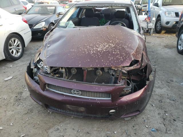 JTKDE177470166083 - 2007 TOYOTA SCION TC მუქწითელი ფოტო 5