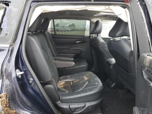 5TDGZRAH0LS006606 - 2020 TOYOTA HIGHLANDER XLE BLUE photo 11