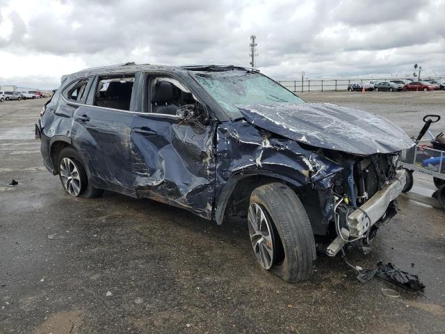 5TDGZRAH0LS006606 - 2020 TOYOTA HIGHLANDER XLE BLUE photo 4