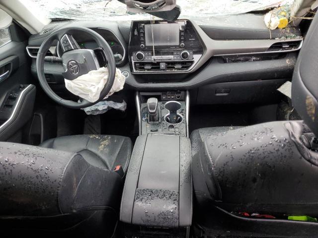 5TDGZRAH0LS006606 - 2020 TOYOTA HIGHLANDER XLE BLUE photo 8