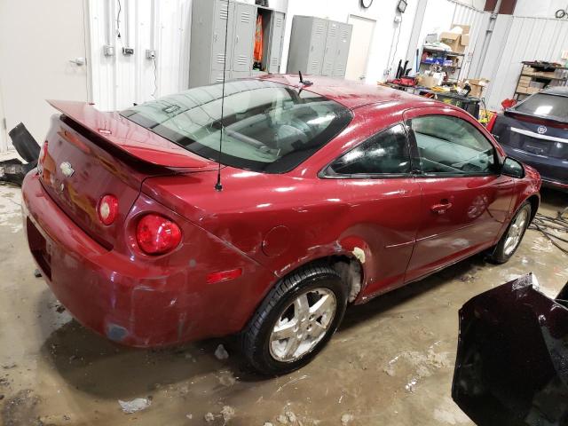 1G1AT18H397231628 - 2009 CHEVROLET COBALT LT RED photo 3