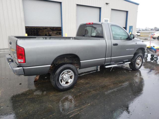 3D7KS26D05G734302 - 2005 DODGE RAM 2500 S GRAY photo 3