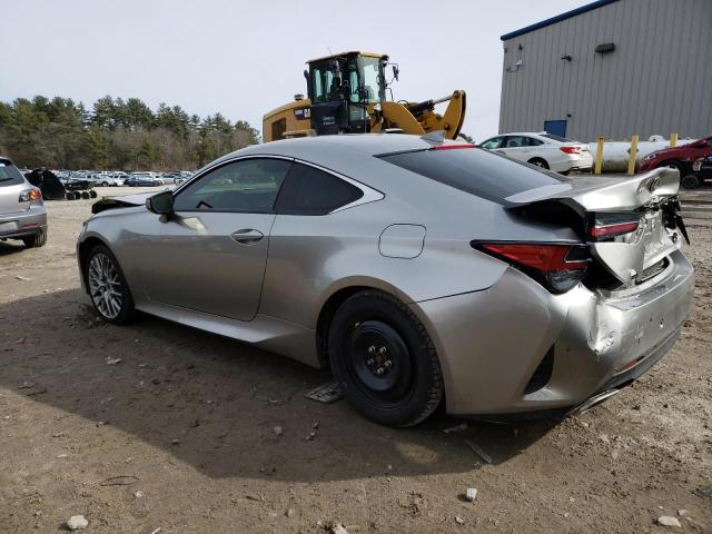 JTHS85BC6K5004984 - 2019 LEXUS RC 300 SILVER photo 2