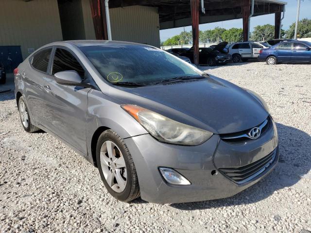 5NPDH4AE6DH436159 - 2013 HYUNDAI ELANTRA GLS GRAY photo 1