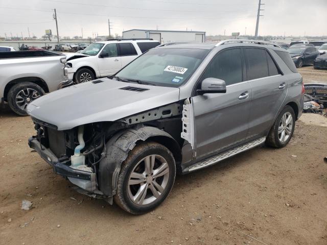 4JGDA5HB0DA217870 - 2013 MERCEDES-BENZ ML 350 4MATIC SILVER photo 1