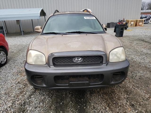 KM8SB12B73U565989 - 2003 HYUNDAI SANTA FE GL GOLD photo 5