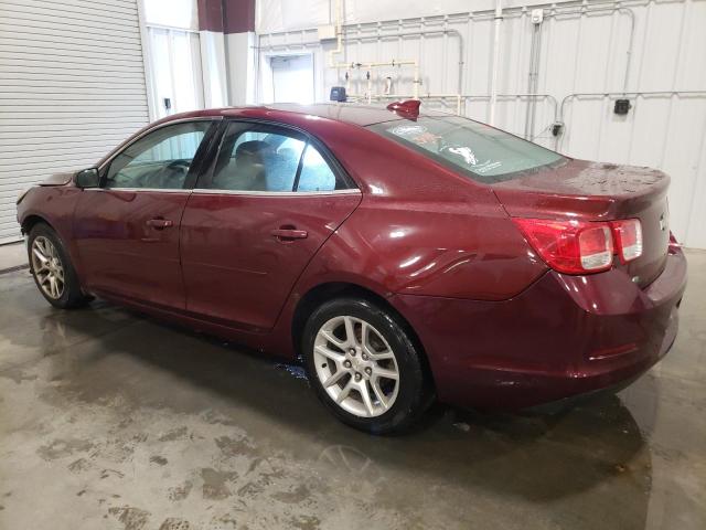 1G11C5SLXFF145058 - 2015 CHEVROLET MALIBU 1LT MAROON photo 2