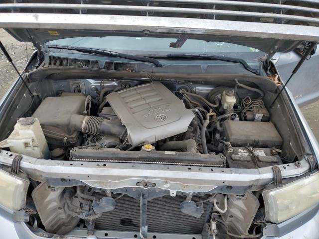 5TFHY5F14AX155233 - 2010 TOYOTA TUNDRA CREWMAX LIMITED SILVER photo 11