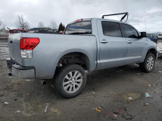 5TFHY5F14AX155233 - 2010 TOYOTA TUNDRA CREWMAX LIMITED SILVER photo 3