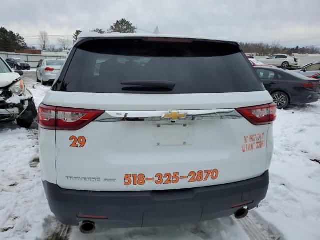 1GNEVFKW6KJ138691 - 2019 CHEVROLET TRAVERSE LS WHITE photo 6