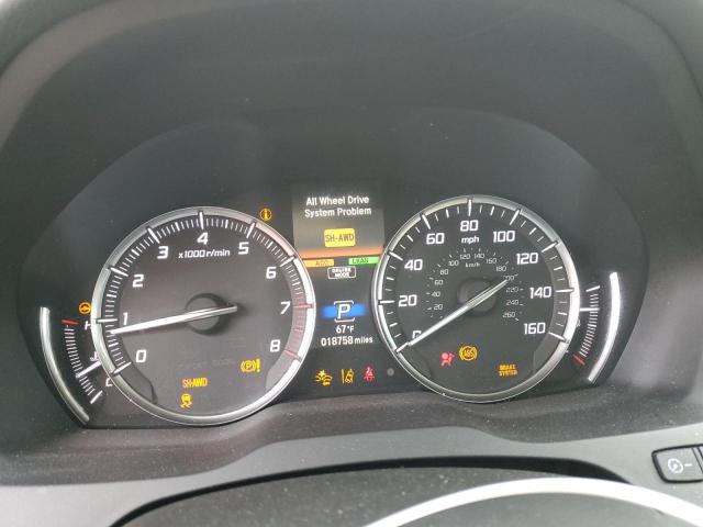 5J8YD4H5XLL055915 - 2020 ACURA MDX TECHNOLOGY WHITE photo 9