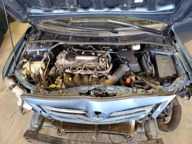 5YFBU4EE5DP182007 - 2013 TOYOTA COROLLA BASE BLUE photo 11