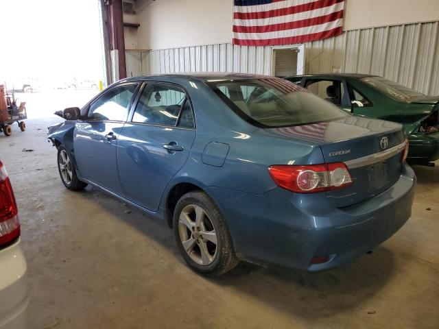 5YFBU4EE5DP182007 - 2013 TOYOTA COROLLA BASE BLUE photo 2