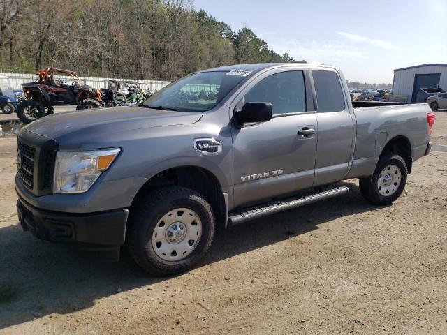 1N6AA1C18JN508505 - 2018 NISSAN TITAN XD S GRAY photo 1