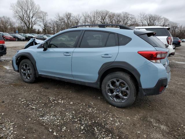 JF2GTHSC3NH226958 - 2022 SUBARU CROSSTREK SPORT BLUE photo 2