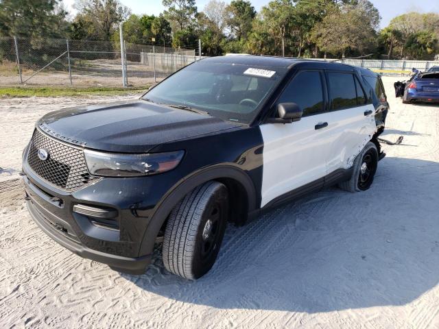 1FM5K8AC2MNA06961 - 2021 FORD EXPLORER POLICE INTERCEPTOR BLACK photo 1