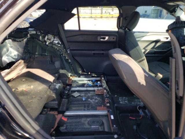 1FM5K8AC2MNA06961 - 2021 FORD EXPLORER POLICE INTERCEPTOR BLACK photo 10