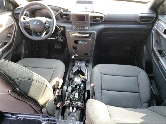 1FM5K8AC2MNA06961 - 2021 FORD EXPLORER POLICE INTERCEPTOR BLACK photo 8