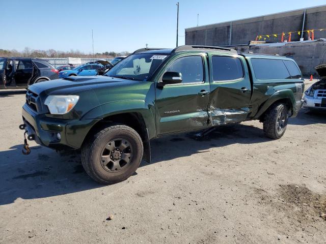 5TFMU4FN9DX017604 - 2013 TOYOTA TACOMA DOUBLE CAB LONG BED GREEN photo 1