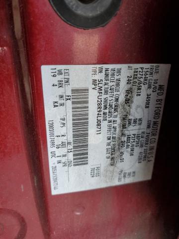 5LMFU28R94LJ08711 - 2004 LINCOLN NAVIGATOR 栗色 照片 12