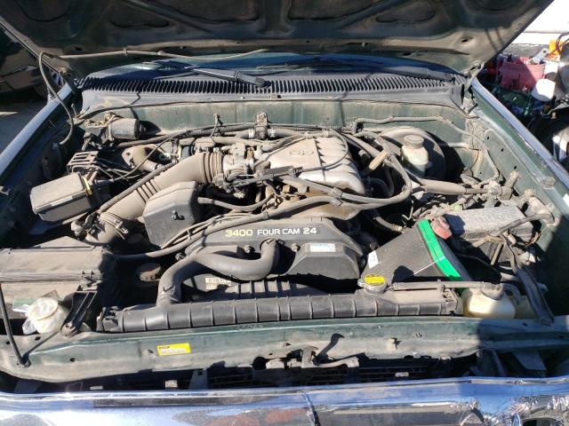 5TEGN92N34Z317029 - 2004 TOYOTA TACOMA DOUBLE CAB PRERUNNER GREEN photo 11