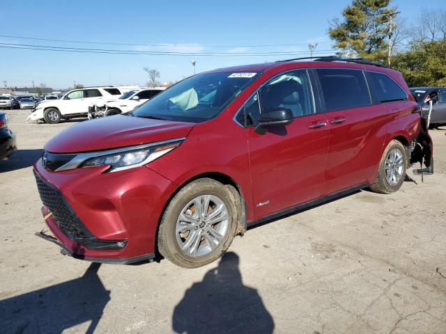 5TDXSKFC9MS036374 - 2021 TOYOTA SIENNA XSE RED photo 1