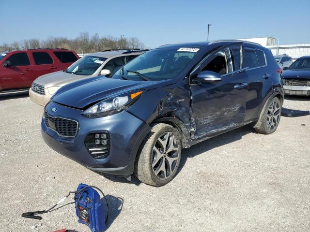 KNDPRCA61H7181900 - 2017 KIA SPORTAGE SX GRAY photo 1