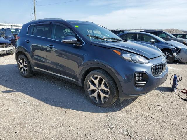 KNDPRCA61H7181900 - 2017 KIA SPORTAGE SX GRAY photo 4