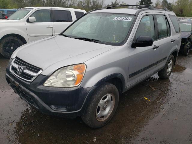 JHLRD78473C014172 - 2003 HONDA CR-V LX SILVER photo 2