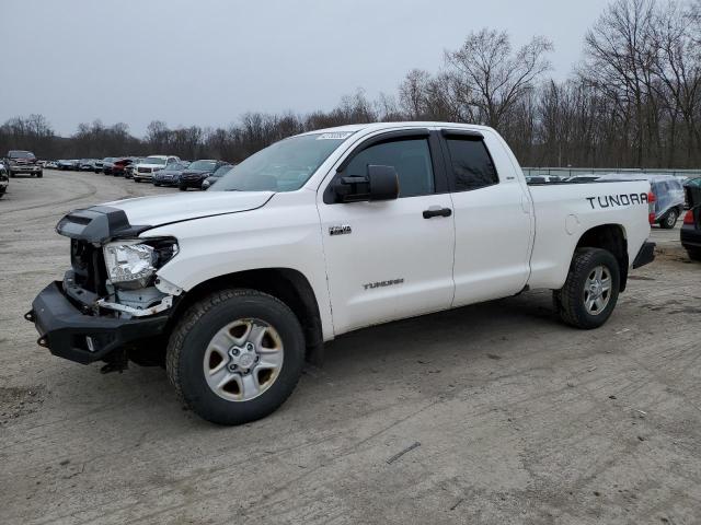 5TFUY5F18EX372952 - 2014 TOYOTA TUNDRA DOUBLE CAB SR/SR5 WHITE photo 1