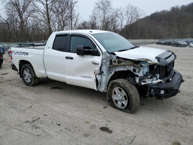 5TFUY5F18EX372952 - 2014 TOYOTA TUNDRA DOUBLE CAB SR/SR5 WHITE photo 4