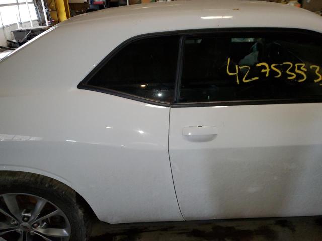 2C3CDZGG0MH539359 - 2021 DODGE CHALLENGER SXT WHITE photo 10