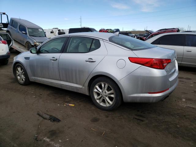 5XXGM4A71DG090527 - 2013 KIA OPTIMA LX SILVER photo 2