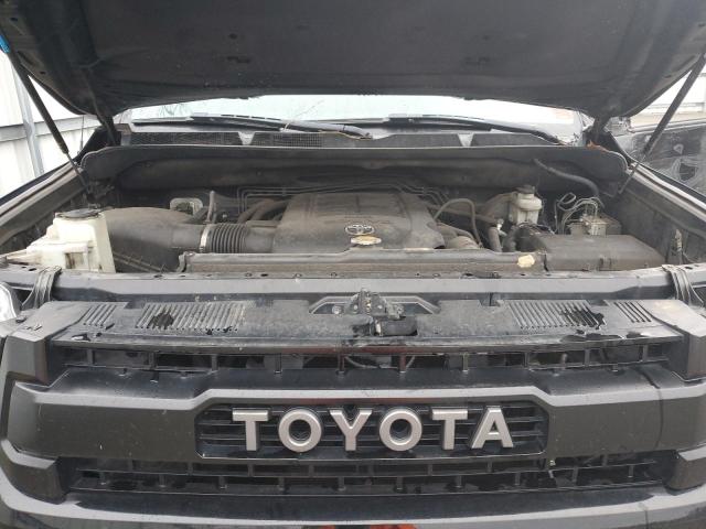 5TFUY5F13HX591225 - 2017 TOYOTA TUNDRA DOUBLE CAB SR/SR5 BLACK photo 11