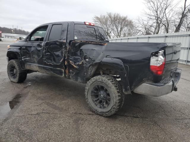 5TFUY5F13HX591225 - 2017 TOYOTA TUNDRA DOUBLE CAB SR/SR5 BLACK photo 2