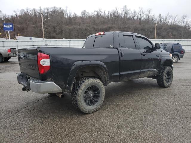 5TFUY5F13HX591225 - 2017 TOYOTA TUNDRA DOUBLE CAB SR/SR5 BLACK photo 3