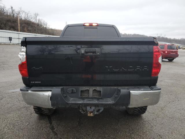 5TFUY5F13HX591225 - 2017 TOYOTA TUNDRA DOUBLE CAB SR/SR5 BLACK photo 6