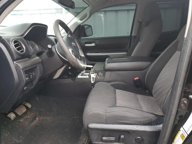 5TFUY5F13HX591225 - 2017 TOYOTA TUNDRA DOUBLE CAB SR/SR5 BLACK photo 7